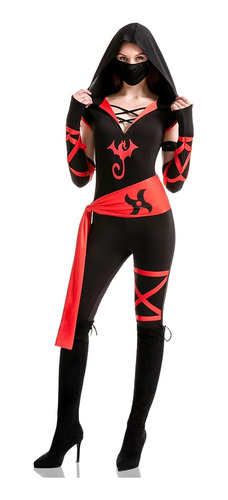 Spooktacular Creations Disfraz De Ninja Para Mujeres Adultas