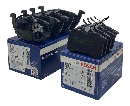 Imagen 1 de 4 de Kit Pastillas De Freno Bosch X 4 Ruedas P/ Vw Bora 2.0