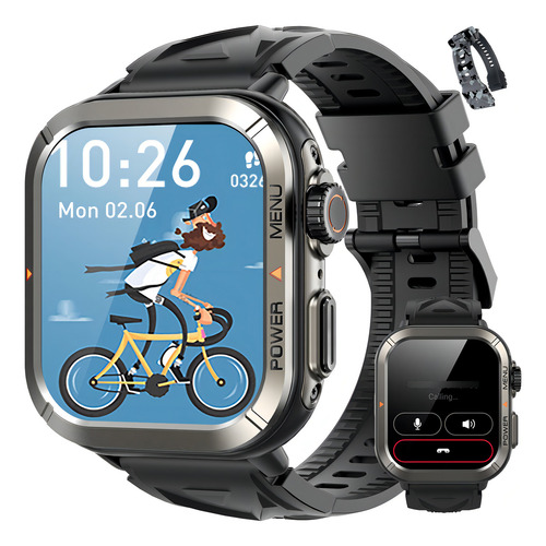Relógio Inteligente Smartwatch Blackview W30 Android Ios Caixa Preto Pulseira Preto Bisel Preto