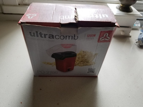 Pochoclera Ultracomb Po-2700 Aire Caliente 1200w 220v Rojo (Usado)