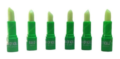 Pack De 6 Labiales Magicos Humectante Aloe Vera Con Color