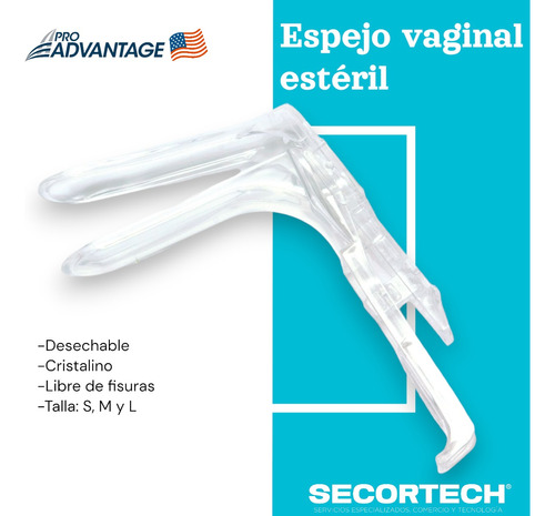 100pzs Espejo Vaginal Desechable Chico Ginecológico