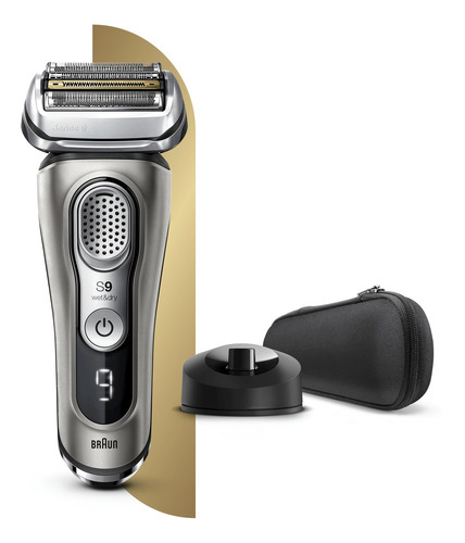 Máquina de barbear Braun Series 9 9325s 81666380 de titânio 220V