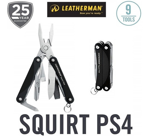 Leatherman Multitool Squirit Ps4 Black (831233) Tienda R&b!!