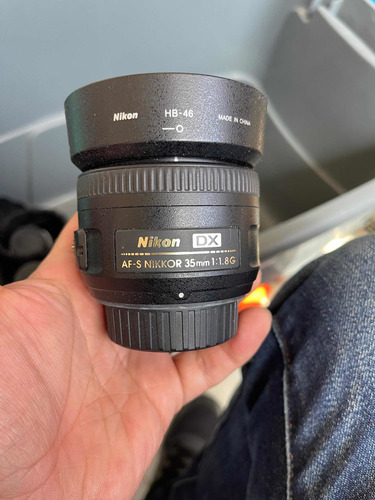 Objetivo Nikon Af-s 35mm 1.1:8g Completo