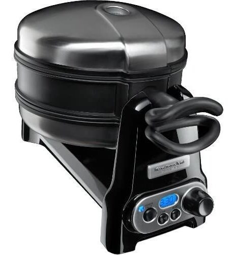 Kitchenaid Kpwb100ob Pro Line Waffle Baker, Onyx Negro