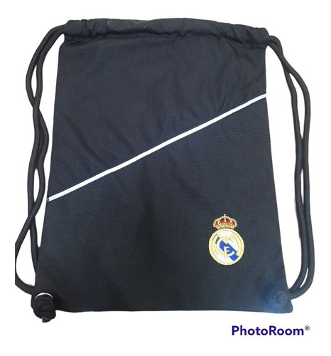 Tula Deportiva Real Madrid Bordada Impermeable 