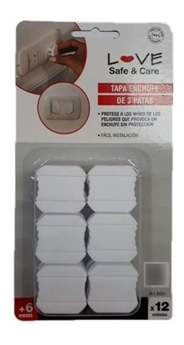 Set X12 Protectores Tapa Enchufe De 3 Patas 8831