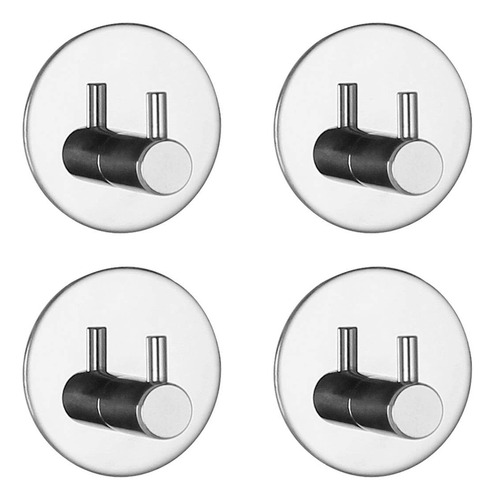 Ganchos Autoadhesivos Para Colgar En La Pared, De Acero Inox