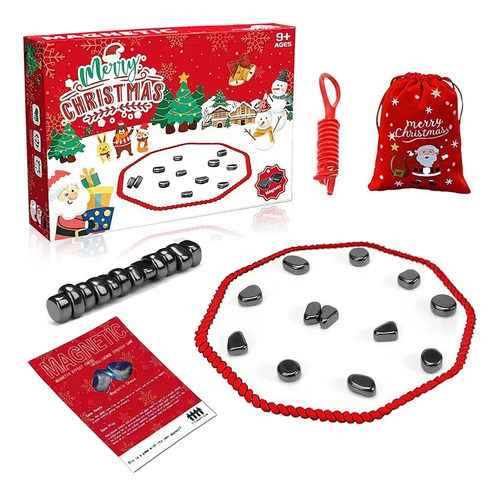 Juego De Ajedrez Magnético, Juego Familiar Para Navideñas