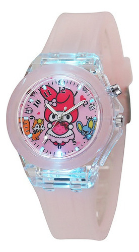 Reloj Infantil Sanrio Luminous Student, Reloj Led De Dibujos