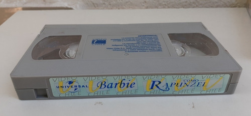 Vhs Barbie Como Rapunzel Cuentos De Hadas Y Aventura (Usado)