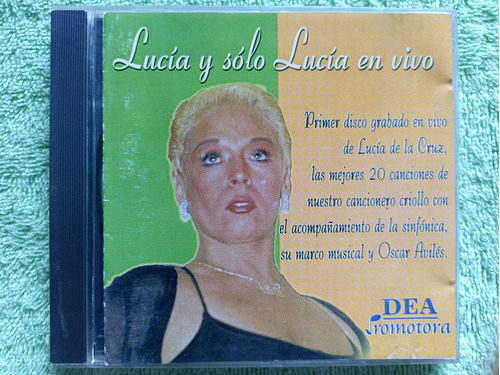 Eam Cd Lucia De La Cruz En Vivo 20 Exitos De Musica Criolla