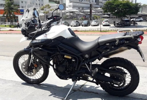 Triumph Tiger 800 Xc 2014 Branca Toda Original