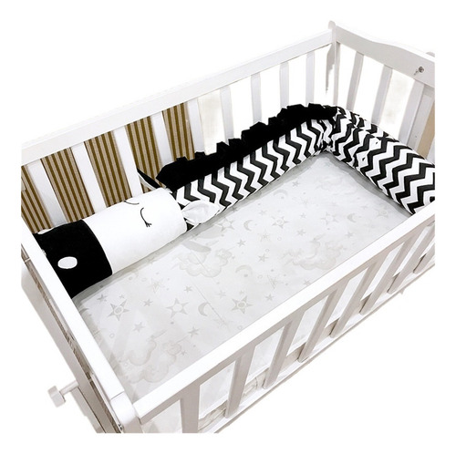 Protector De Cuna Para Bebe, Protector De Trenzado Para
