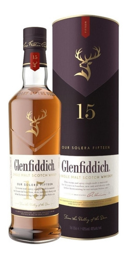 Single Malt Glenfiddich 15 Años En Estuche 750 Ml 