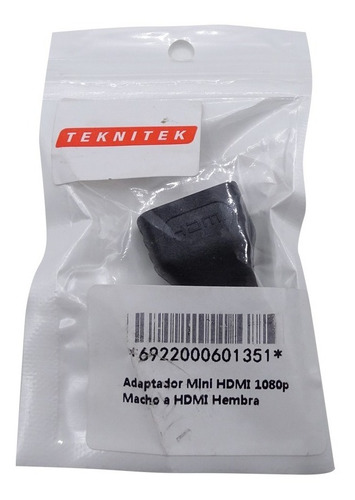 Adaptador Mini Hd Macho A Video Hd Hembra