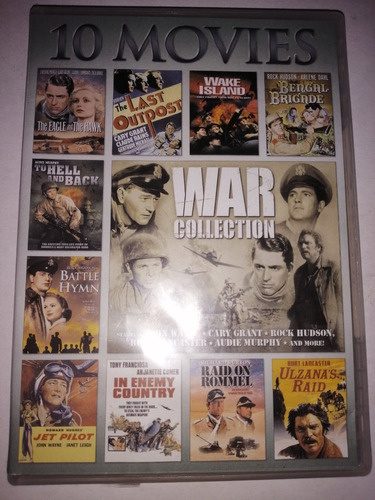 10 Movies War Collection Peliculas Guerra Dvd Region 1 