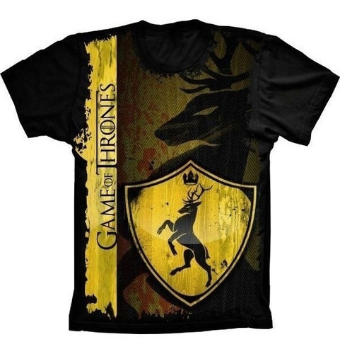 Camiseta Estilosa 3d Fullprint Series De Sucesso Got