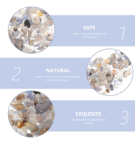Acuario De Grava De Cristal Natural Con Piedras Para Peceras