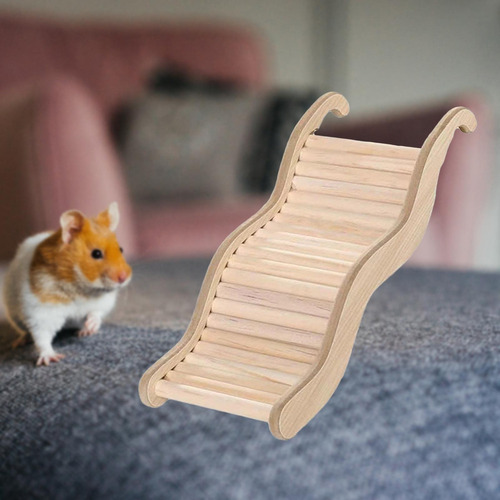 Y 4 Juguetes De Escalada For Hámster, Escalera De Madera,
