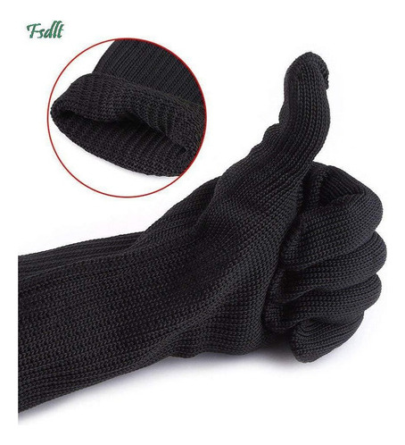 Fwefww 1 Par De Guantes De Trabajo Largos Anticorte De
