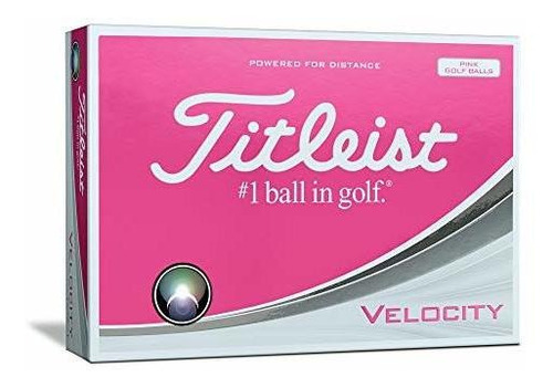 Titleist Velocidad, Rosa, Pelotas De Golf.