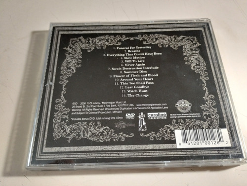 Kittie - Funeral For Yesterday - Cd + Dvd , Made In Usa 2006 Edición Limitada