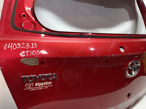Tampa Traseira Etios Hatch Com Furo Original Gp (Usado)