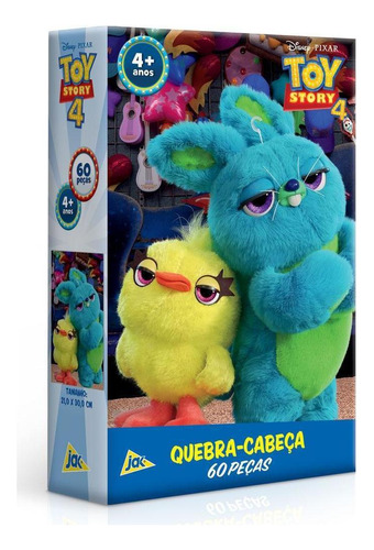Quebra Cabeça 60 Peças Toy Story 4 Ducky E Buny