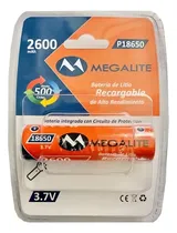 Comprar Pila Batería 18650 Recargable 3.7v 2600mah Linternas
