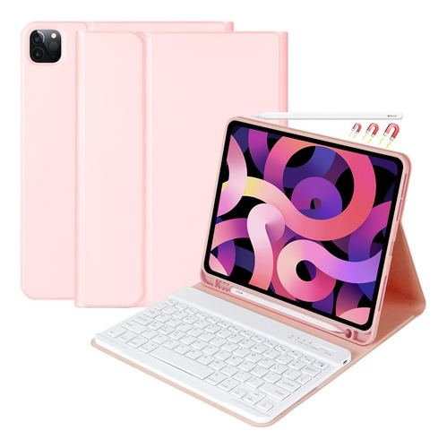 Funda C/teclado Baibao Para iPad Pro 11 3g 2021-20/201/pink