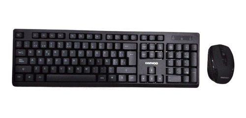 Imagen 1 de 1 de Kit Multimedia Teclado Y Mouse Inalambrico Pc Notebook Smart