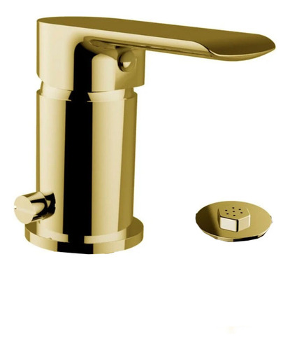 Griferia Para Bidet Monocomando 35mm Oro Semi Mate Alassio