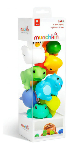 Set X 8 Animalitos Munchkin Juguete Baño Bañera Bebé Granja Color Lago