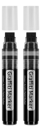Wj (bk) Rotulador De Pintura For Grafitis, Acrílico Grande,