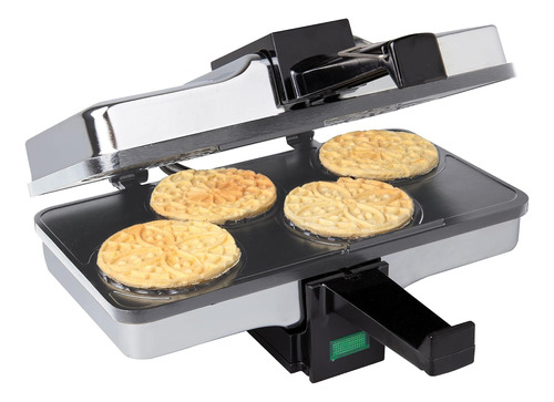 Piccolo Pizzelle Baker By Cucina Pro   100% Antiadherente 