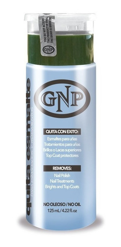 Quita Esmalte Gnp 125cc Con Dosificador. No Aceitoso Nice