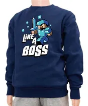 Comprar Buzo Felpa Minecraft En Tres Diseño Excelente Calidad Adulto