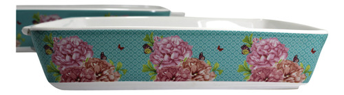 Refractarias Rectangulares De Cerámica Lemak Diseño Flores