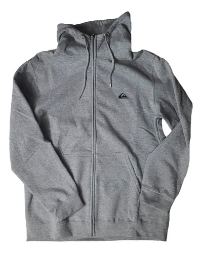 Campera Quiksilver Lifestyle Hombre Stay Ready Gris Mel Cli