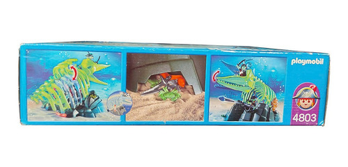 Imagem 4 de 6 de Playmobil 4803 Piratas Fantasma Esqueleto Baleia