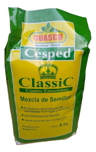 Semillas Césped Cuatro Estaciones Guasch Classic - 1 Kg
