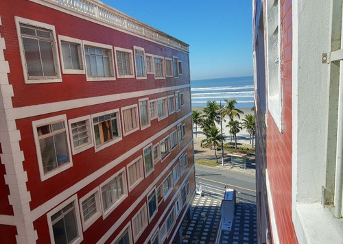 Imagem 3 de 14 de Apartamento Para Temporada-ocian- 2 Dor- De Frente Pra Praia