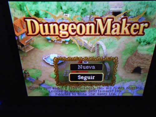 Dungeon Maker De Nintendo Ds En Español Es Europeo,funciona. (Usado)