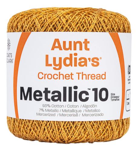 Hilo Algod On Para Crochet Abrigo Tia Lydia Tama Ño 10