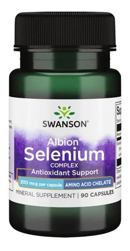 Albion Selenio Complejo Selenium Antioxidante 200mcg 90 Caps