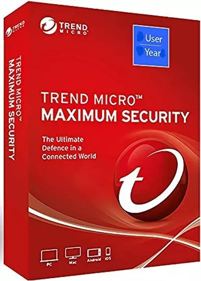 Antivirus Endpoints Trend Micro Maximum Security 1 Año 3 Lic