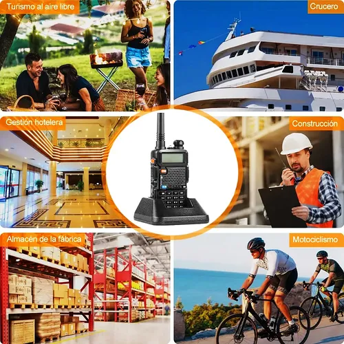 8w Radios De Comunicacion Walkie Talkie Uv5r 128 Canale 10km