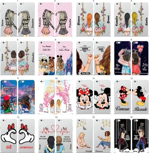 Capinha Capa Case Celular Personalizada Best Friends Amigas 2